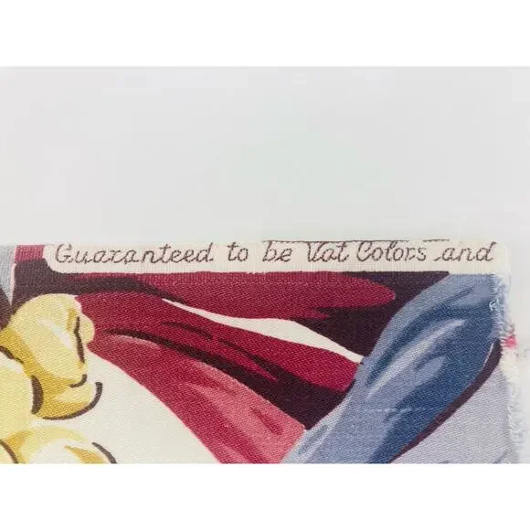 Pink Mauve Barkcloth Era Vintage Curtain Drape Upholstery Fabric Pieces 2 Magent - Picture 6 of 11